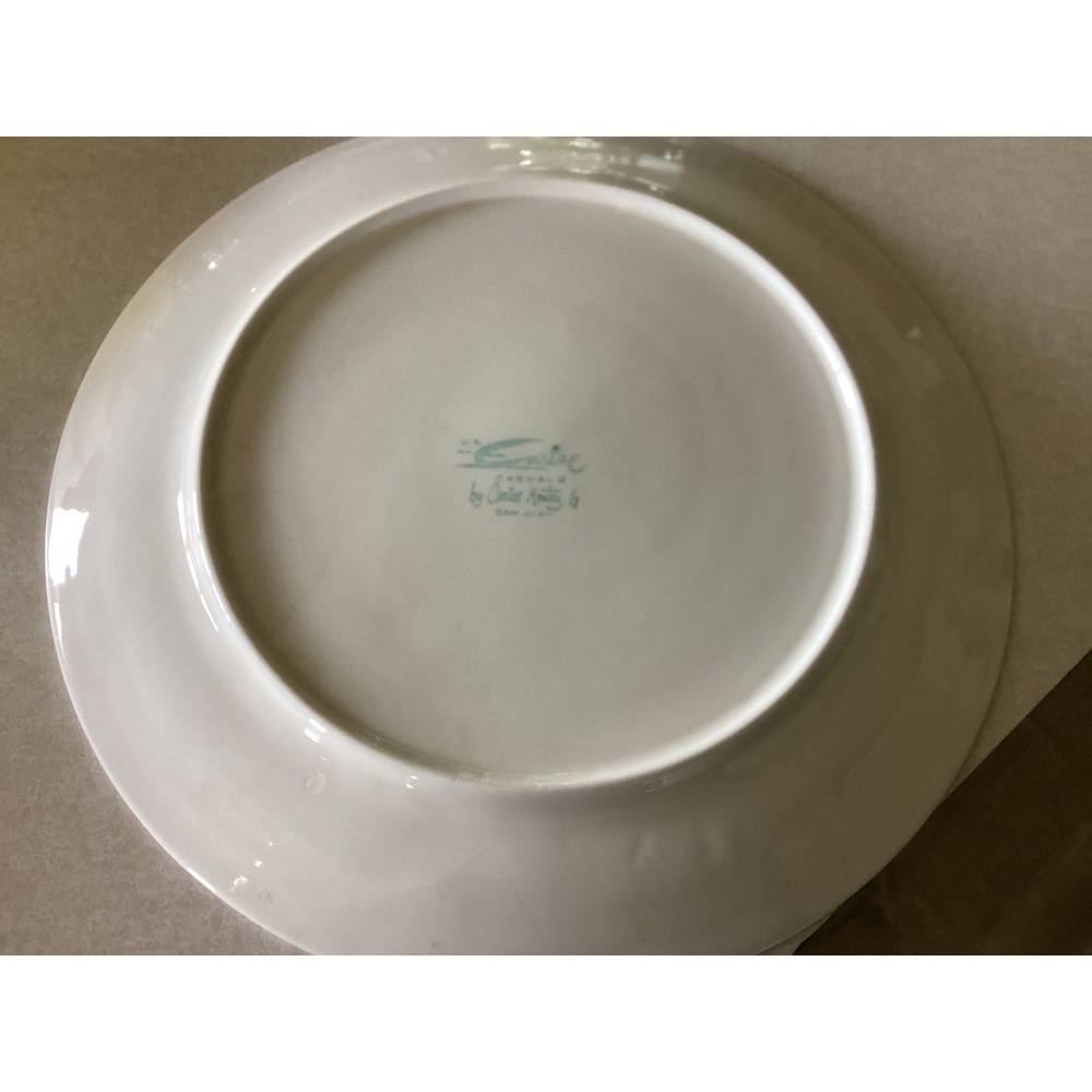 Vintage Caribe Casual Carlos Montes G San Juan MCM Bowl and Plate Set - Picture 6 of 6